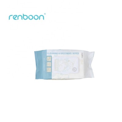 OEM manufacturer wholesale private label bamboo biodegradable pet wet wipes