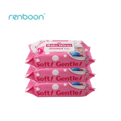 logo customized baby sensitive hypoallergenic wet wipes