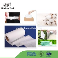 Lint Free Soft Pure Cotton Facial Tissue Jumbo Roll